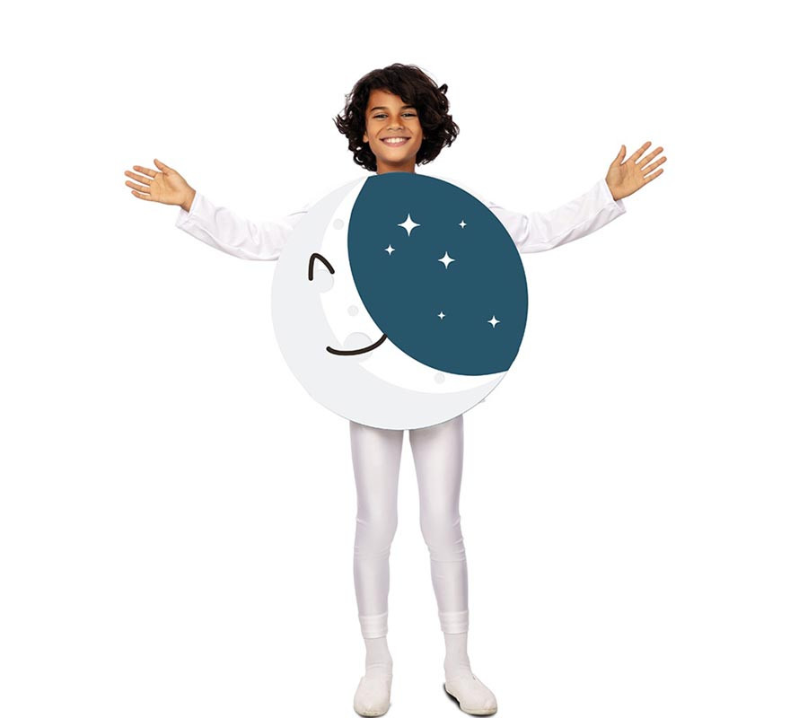 Smiling Moon with Stars Costume for Kids