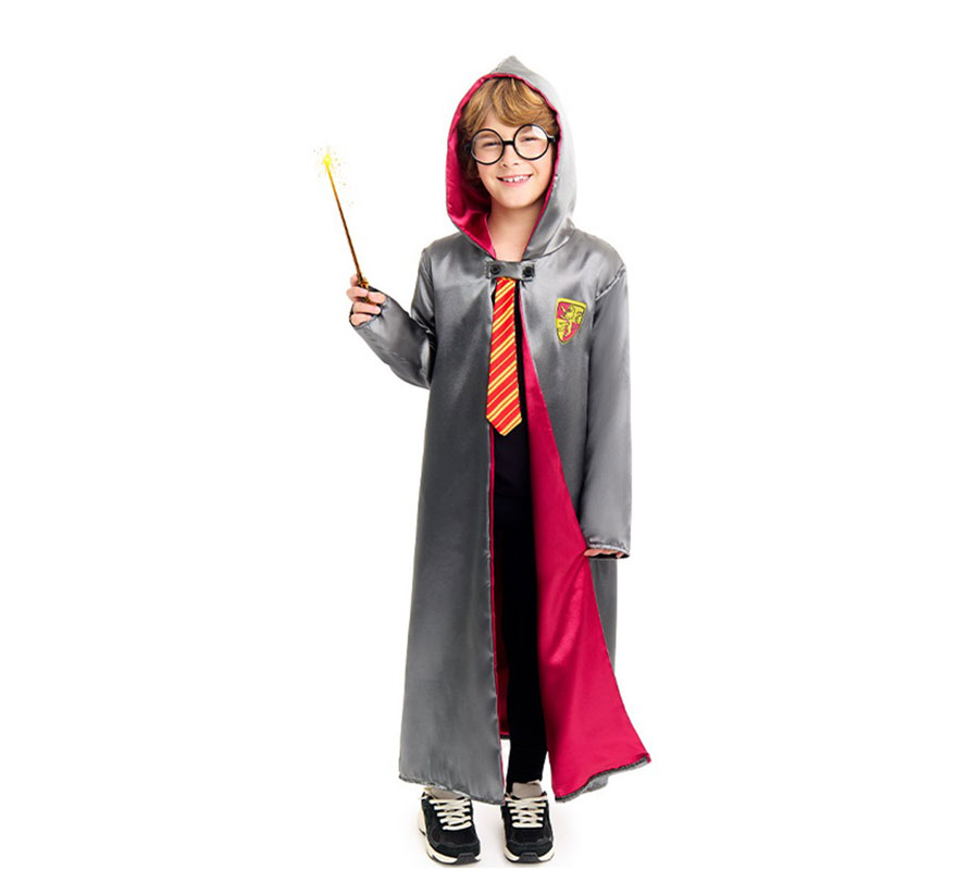 Red Schoolboy Wizard Costume for Boys