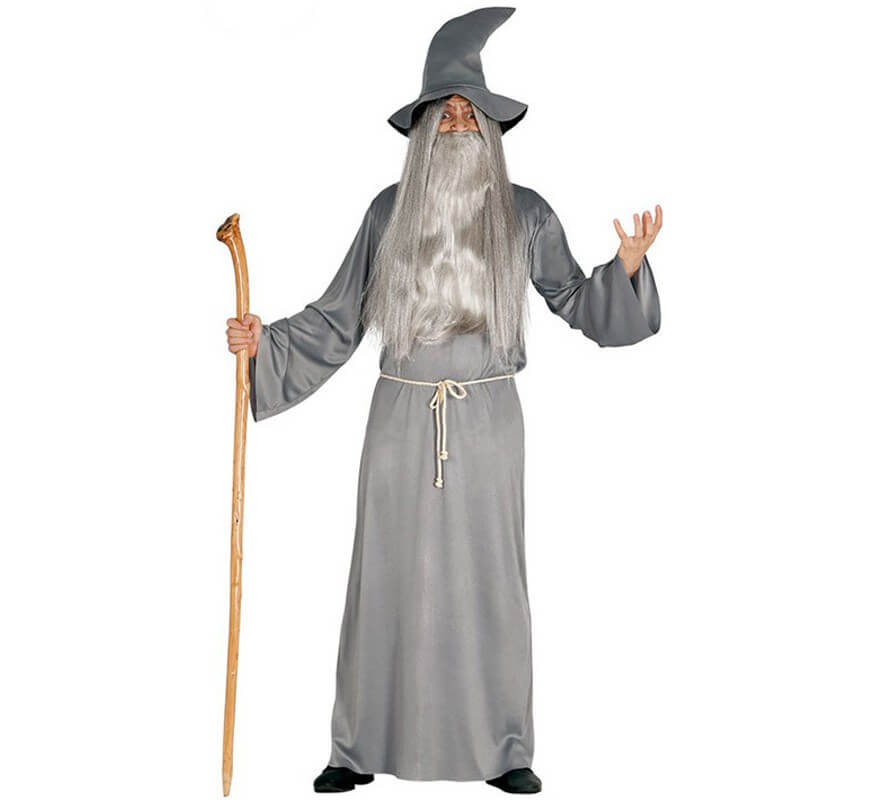 Disfraz de Mago Gandalf el gris para hombre