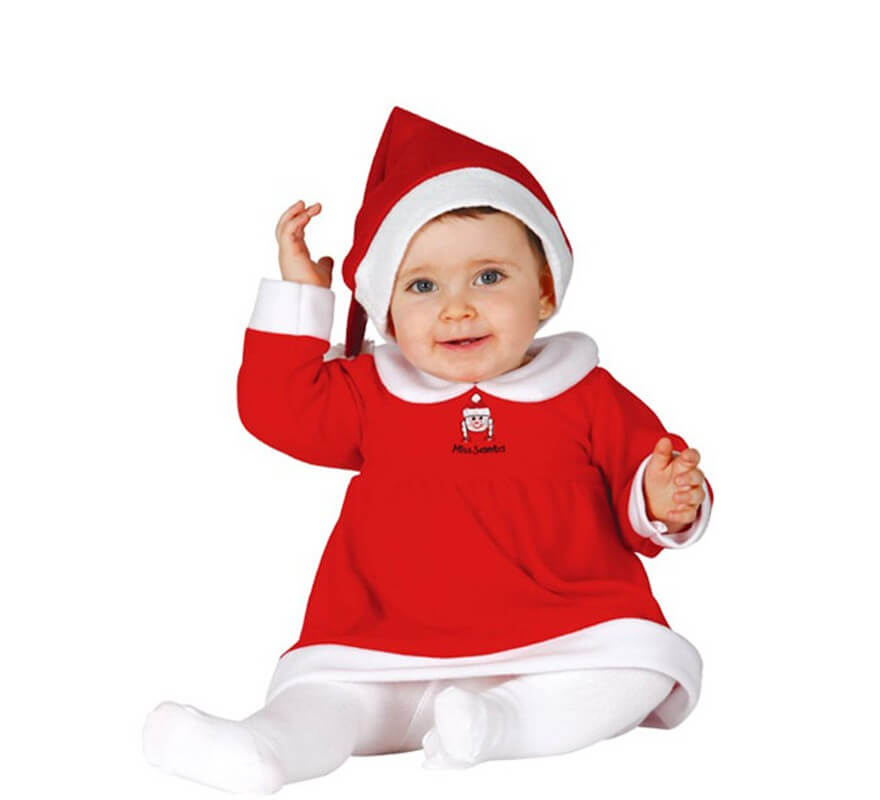 Pigmento Nylon Disparidad Disfraz de Mamá Noel Baby para bebé