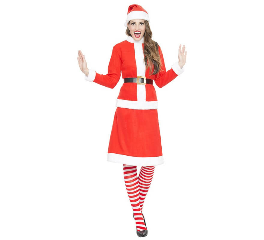 Inocente Distribuir Isla Stewart Disfraz de Mamá Noel o Miss Santa Claus para mujer