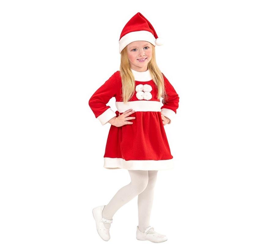 Disfraz de Mamá Noel para niña y bebé