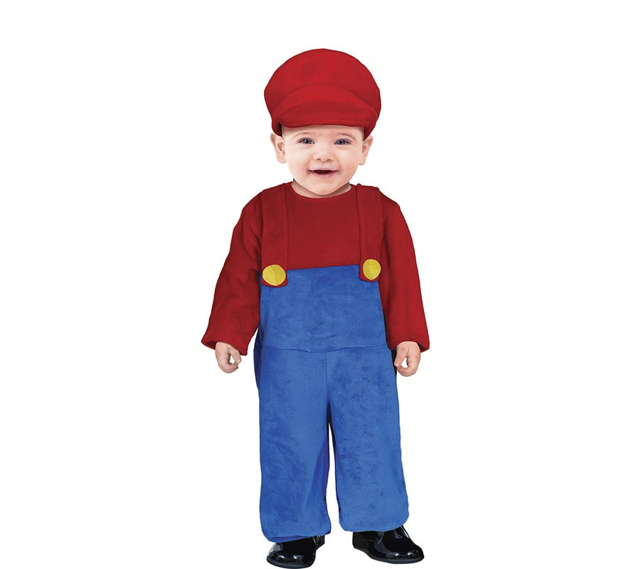 Costume da macchinista rosso per bambino e neonato