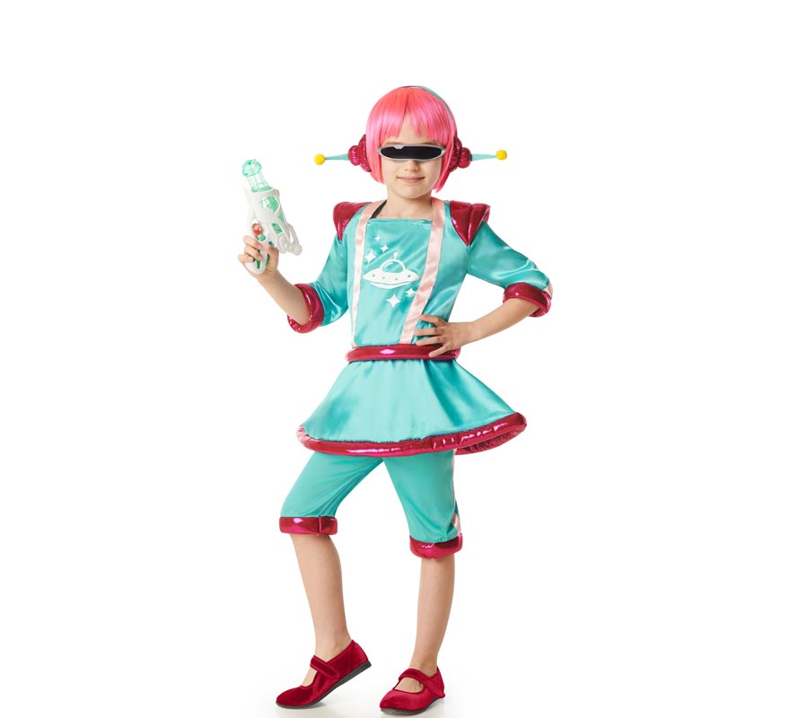 Space Martian costume for girls