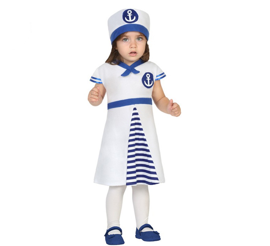 Sailor costume with anchor for baby