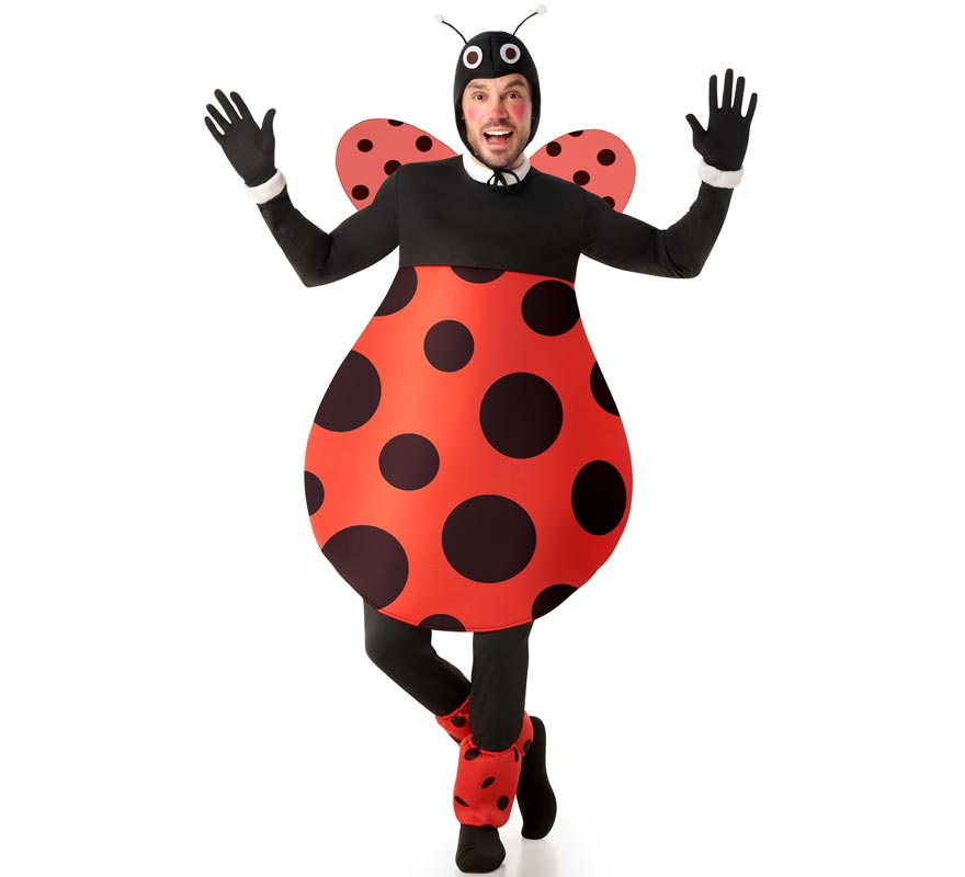 Chubby Ladybug Costume with Wings for Men