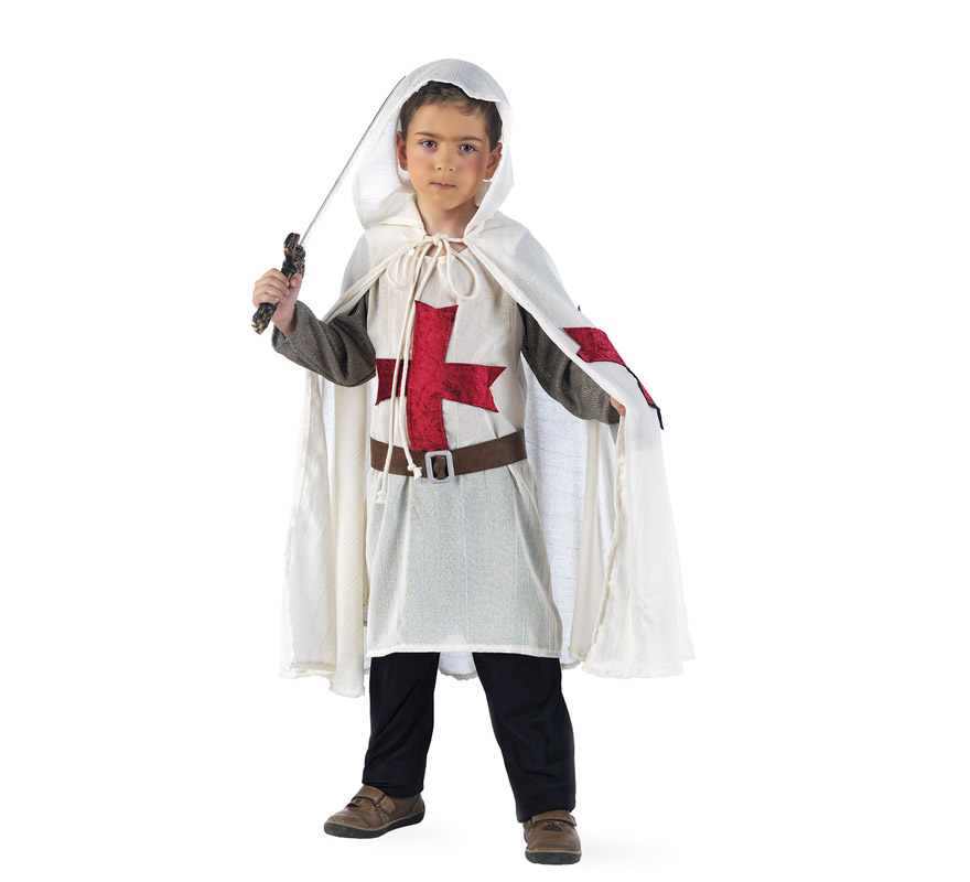 Disfraz de Medieval Templario Deluxe para niño
