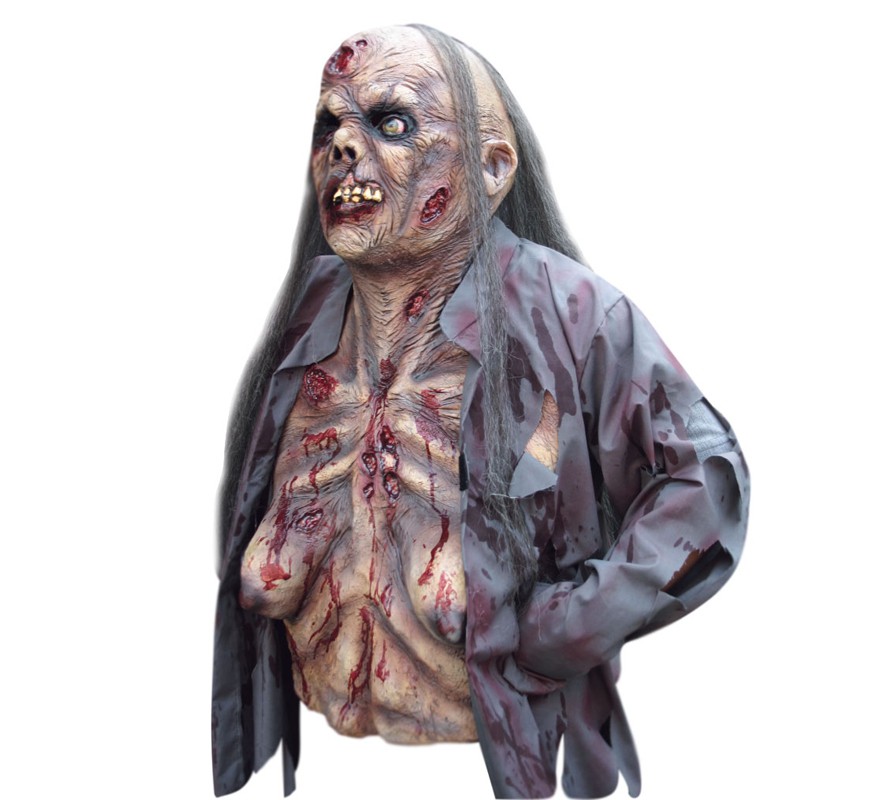 Disfraz de medio cuerpo de Zombie para Halloween