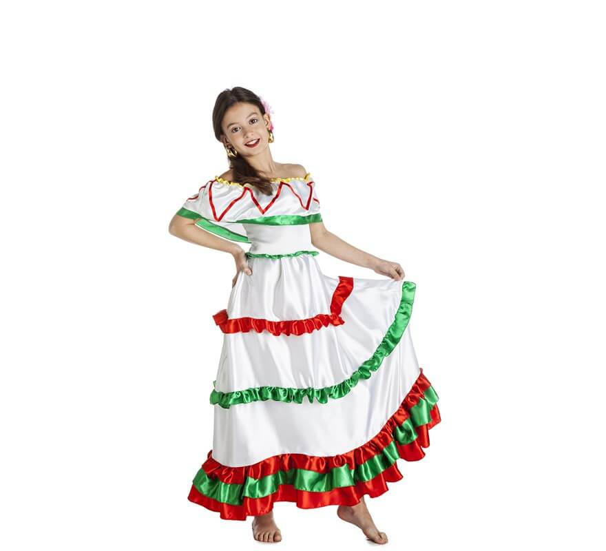 Vestido Tipico Mexicano Para Niña Dc75d3