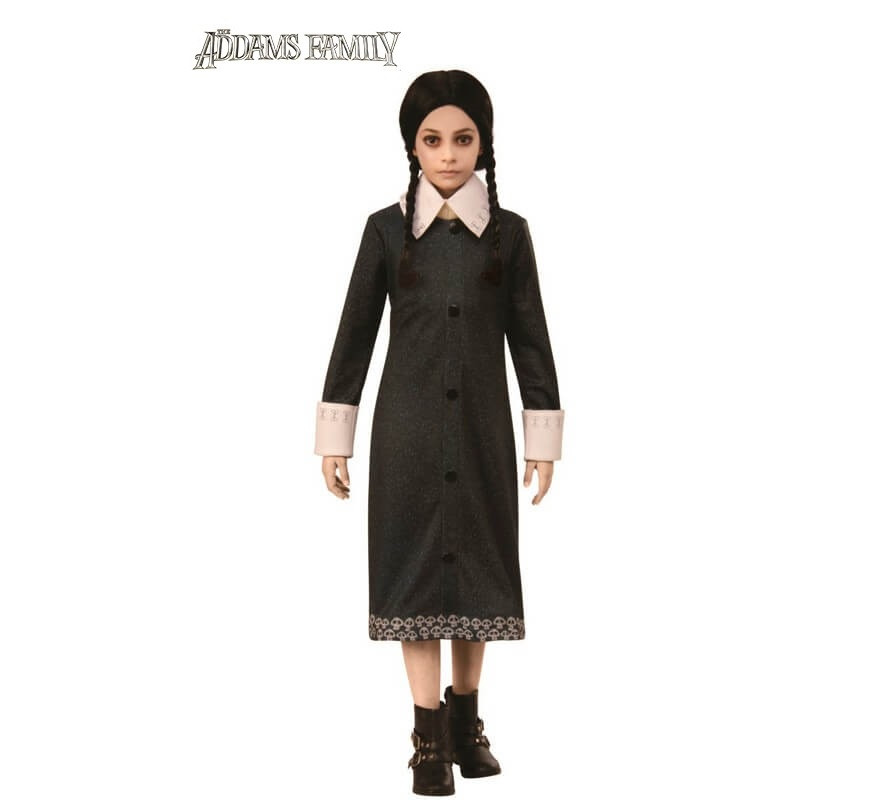 Famiglia Addams mercoledì costume per ragazze