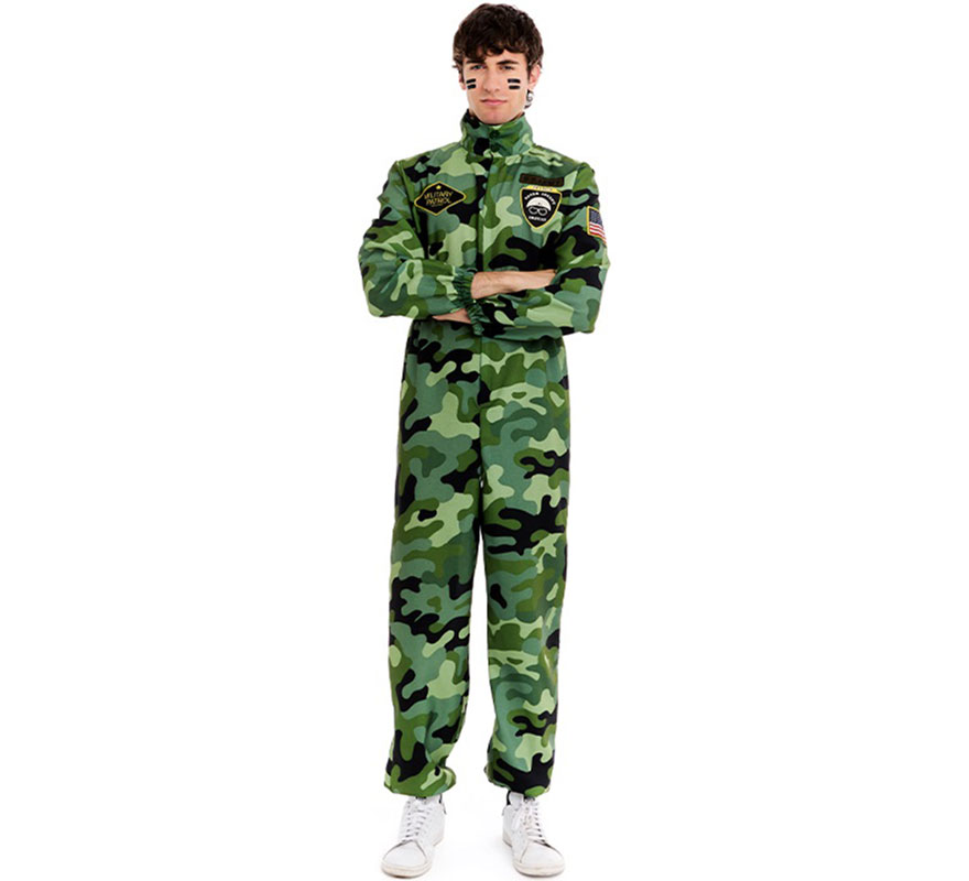 Costume militare mimetico per uomo