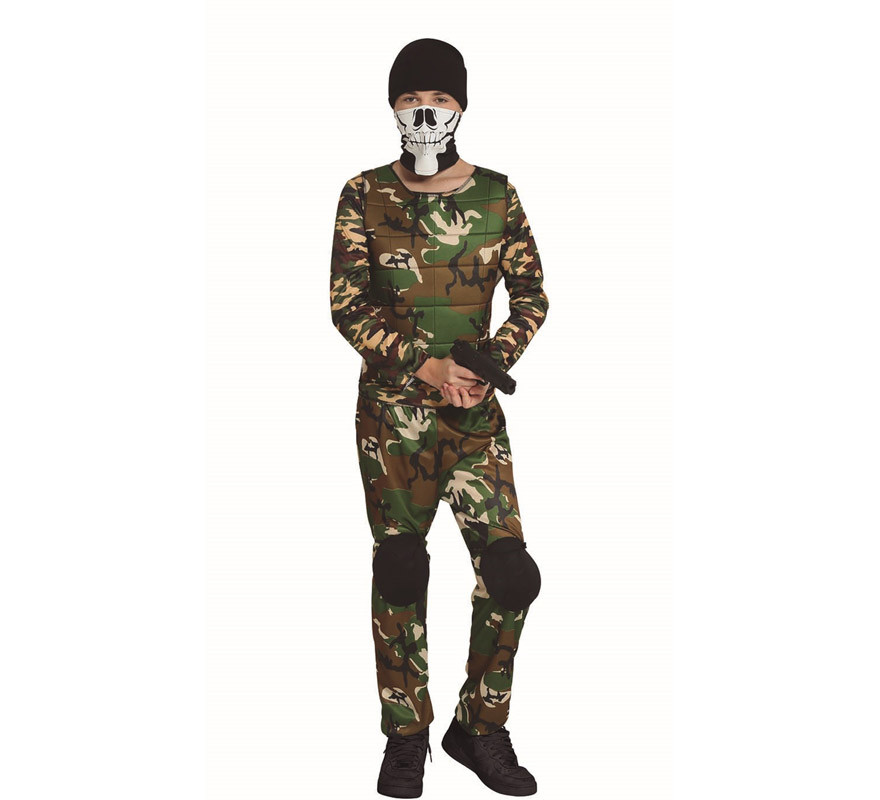 12 piezas de disfraz de soldado del ejército para niños, incluye 6 gorras  militares de camuflaje y 6 chalecos de camuflaje para fiestas de cumpleaños