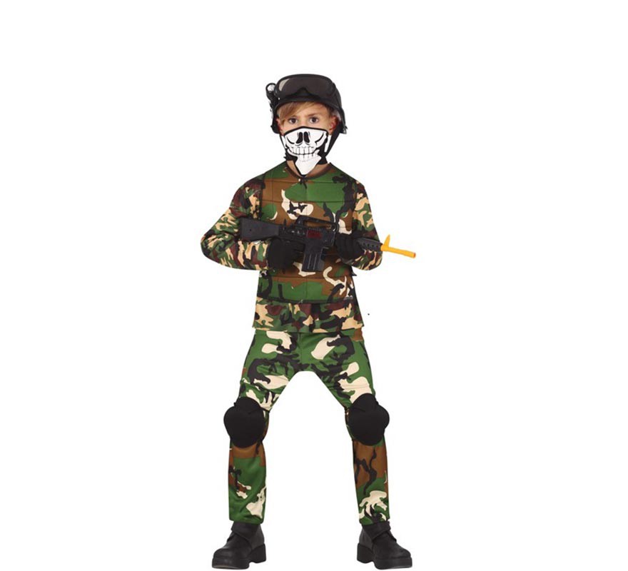 12 piezas de disfraz de soldado del ejército para niños, incluye 6 gorras  militares de camuflaje y 6 chalecos de camuflaje para fiestas de cumpleaños