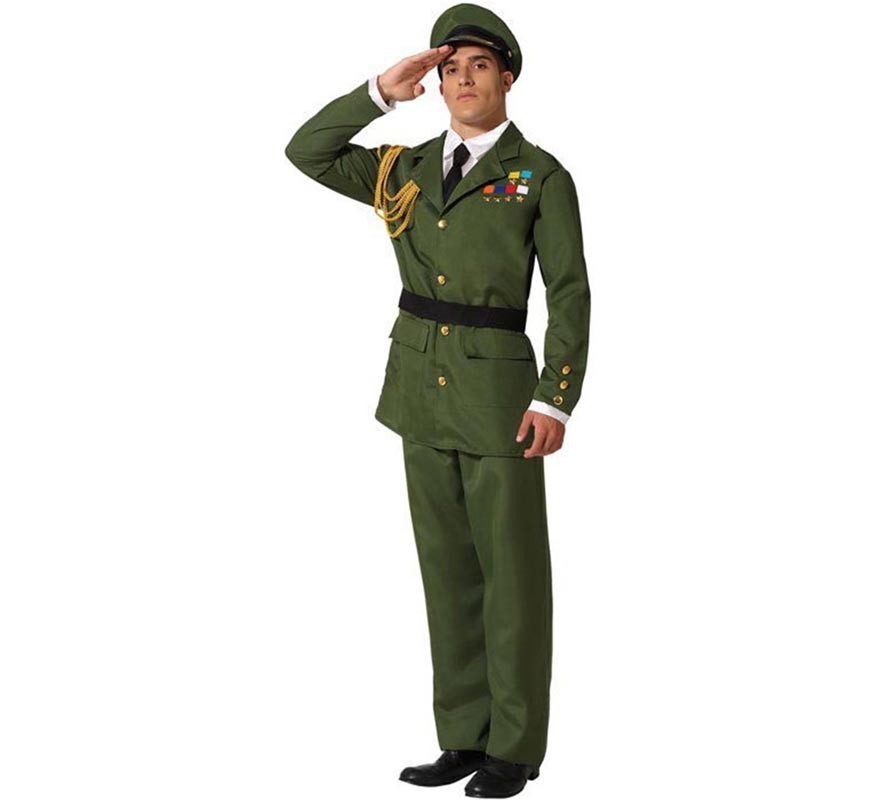 Disfraz de Militar Verde para hombre