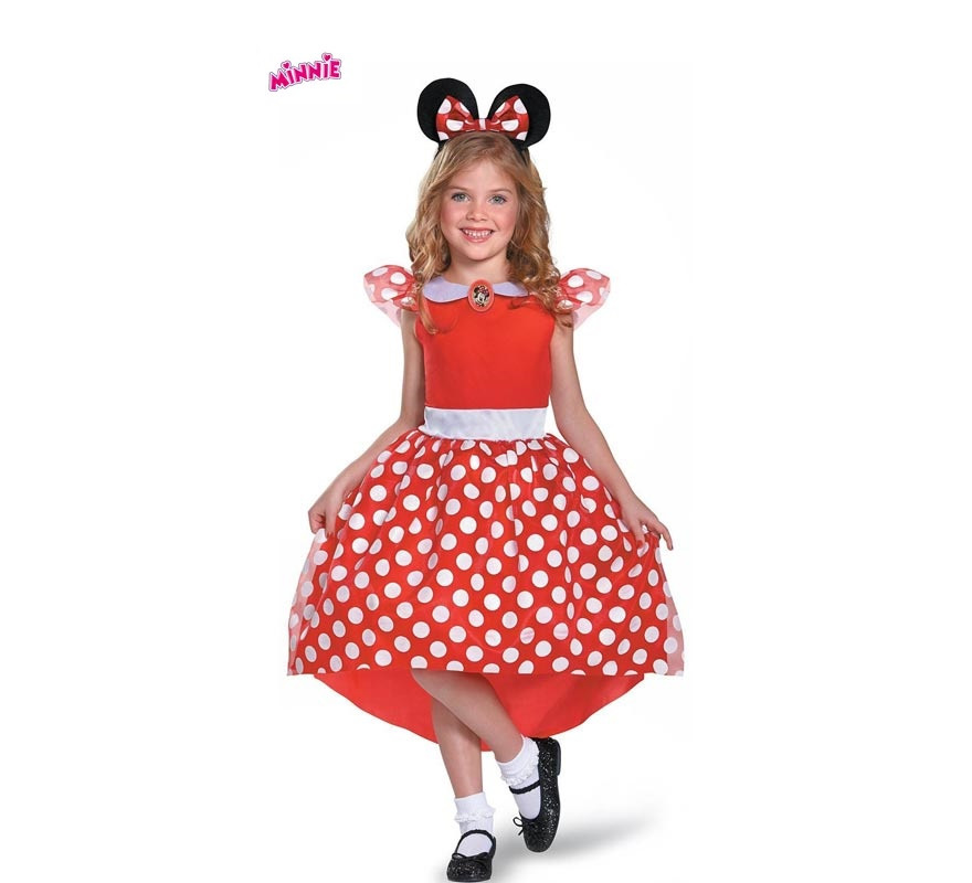 Ragazza Neonata 1 ° Primo Compleanno Abiti Minnie Mouse Costume