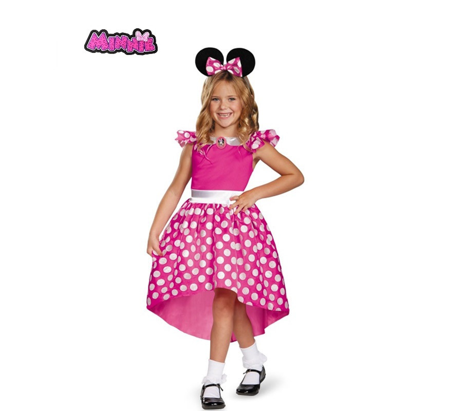 Persuasión mareado tengo sueño Disfraz de Minnie Mouse Clásico Roja para niña