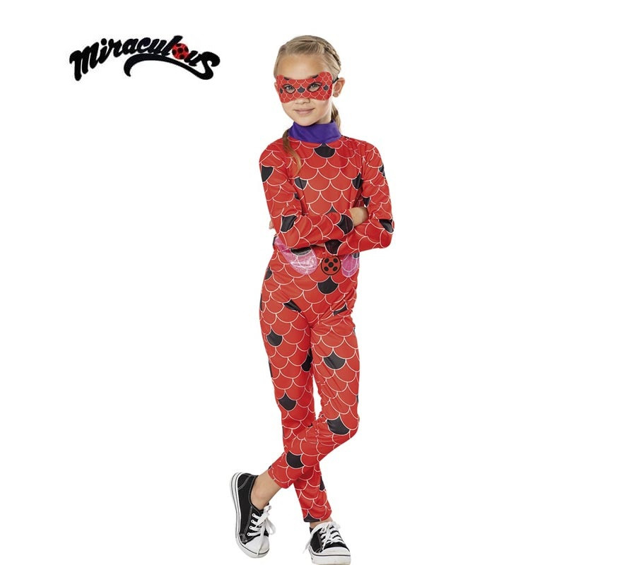 Miraculous Aquabug Green Col costume with mask for girls