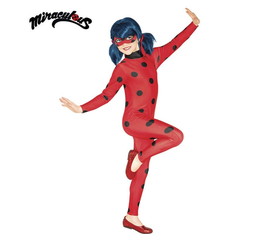 Miraculous Ladybug Opp Costume with Mask in Box for Girls