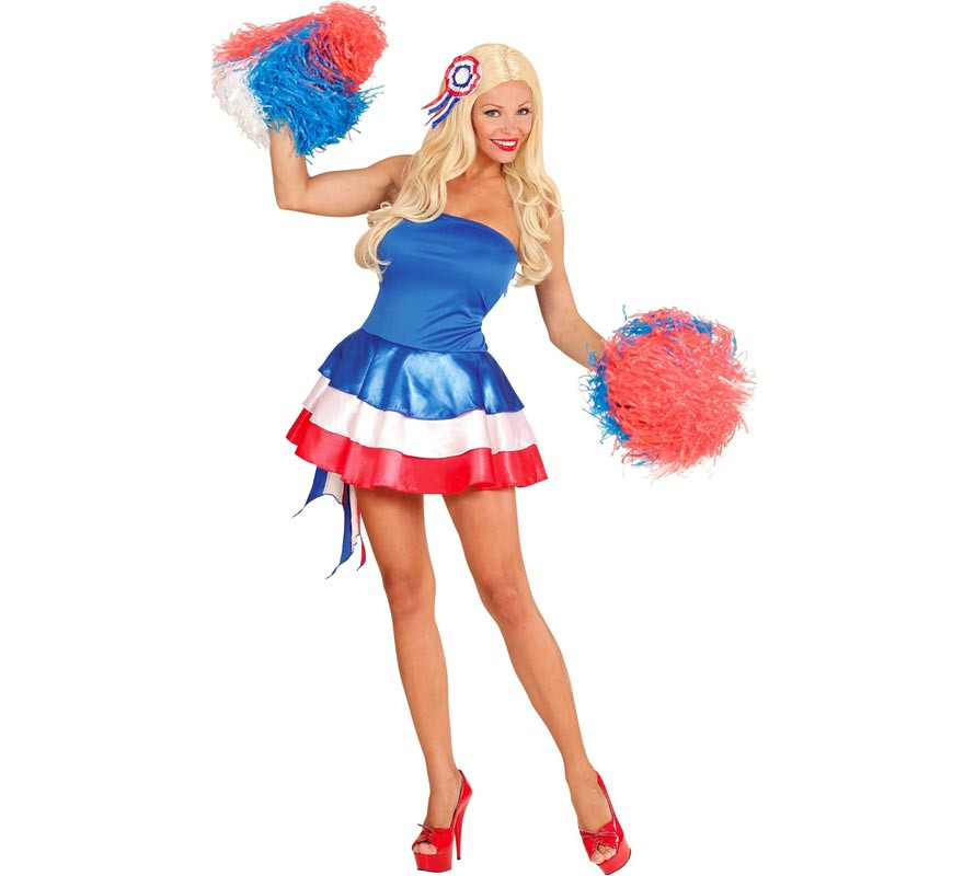 Miss France costume with rosette for women