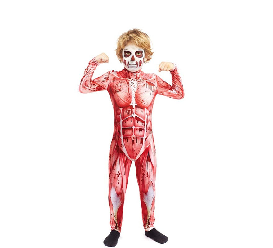 Modèle anatomique avec costume de muscles pour homme