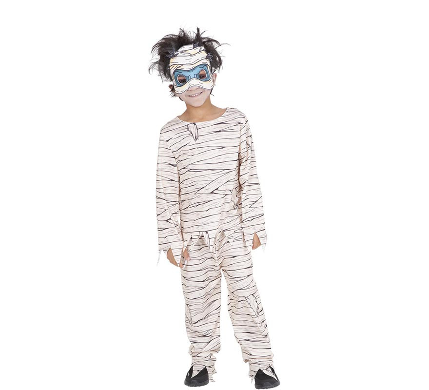 Ancestral Mummy Costume with Mask for Kids