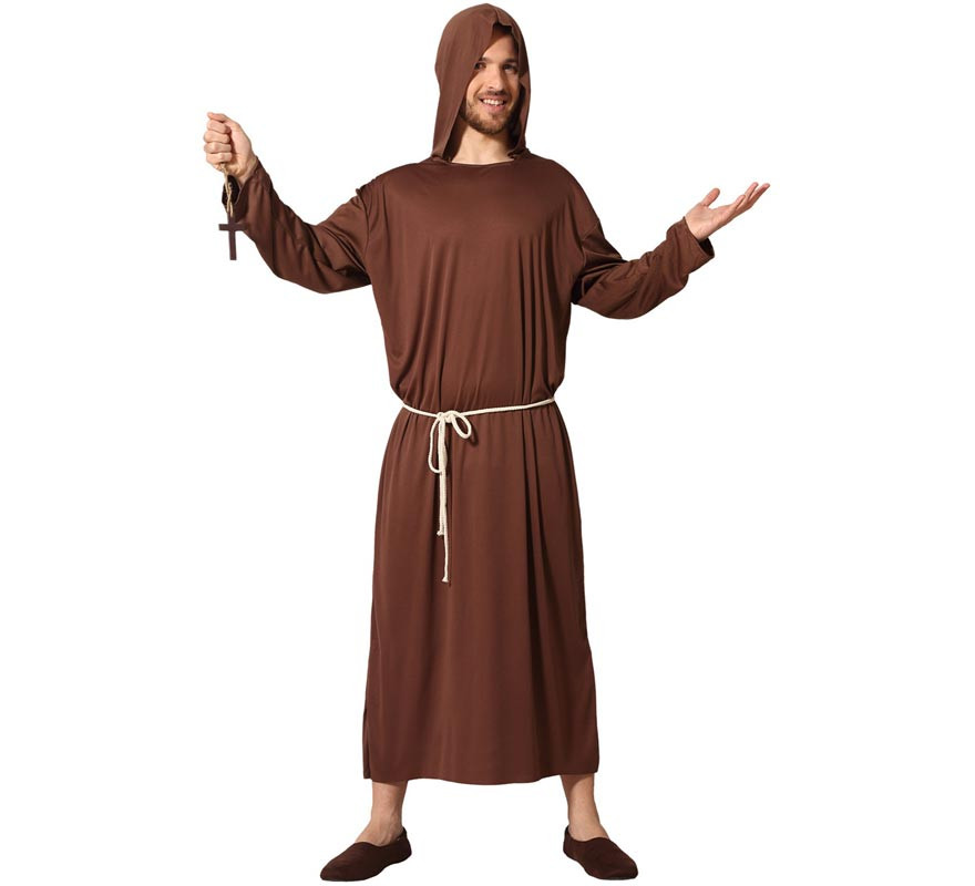 Brown Monk Costume for Men