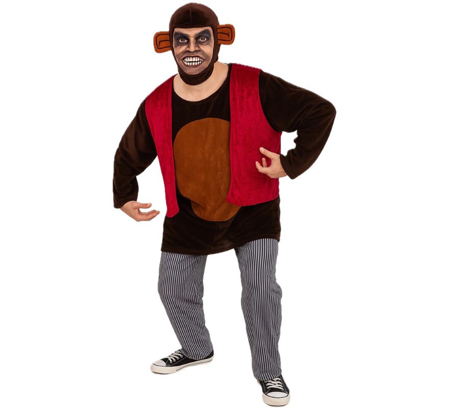 Disfraz de Mono Asesino con chaleco para hombre