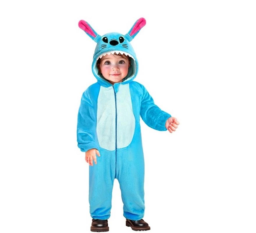 Déguisement de monstre bleu clair pour enfants et bébés