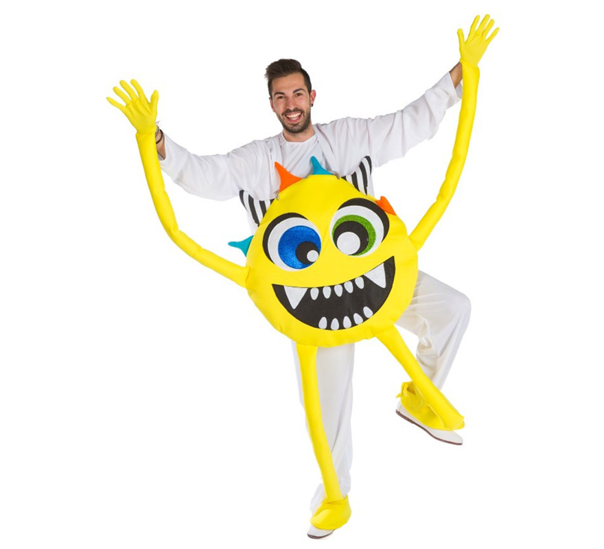 Disfraz de Monstruo amarillo para adultos