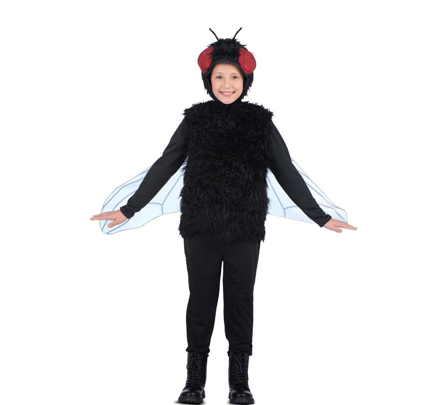 Fly costume with hat and wings for children