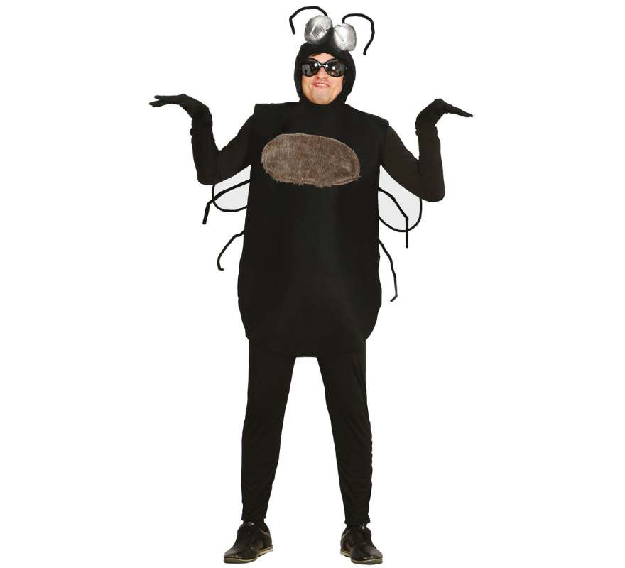 Disfraz de Animal para niños y adultos, disfraz de Animal para fiesta de  Carnaval y Halloween, alas de Cosplay de máscara de mosca pequeña negra