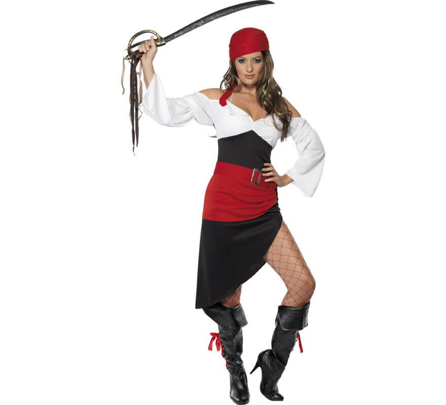 Disfraz de Mujer Pirata Atrevida