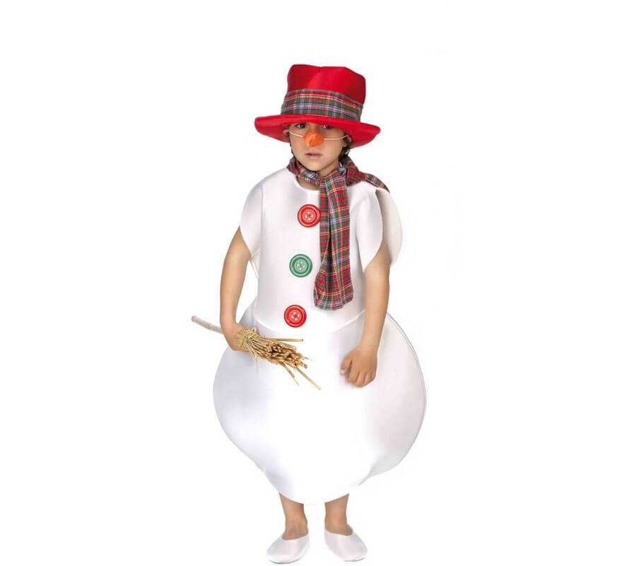 Disfraz de Muñeco de Nieve para Niño de 9 a 11 años