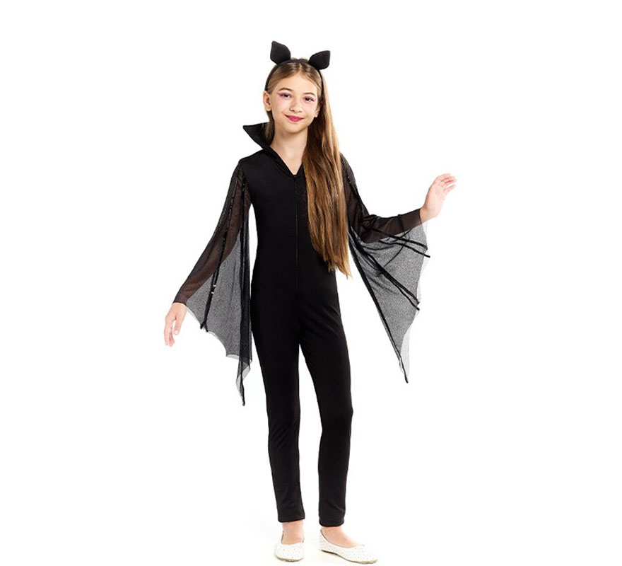 Bat Costume with Ears for Girls