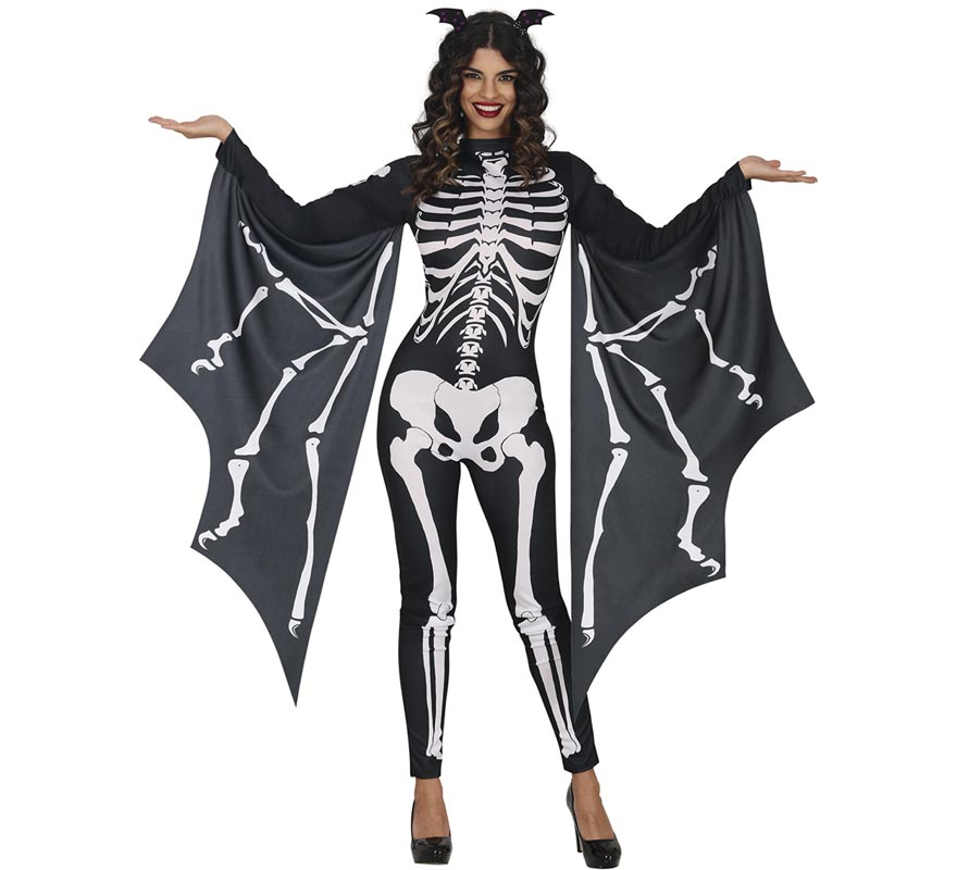 Skeleton Bat Costume for Women