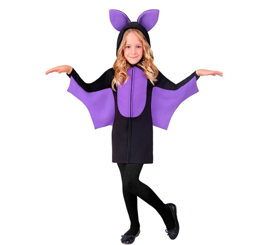 Purple Bat Costume for Girls