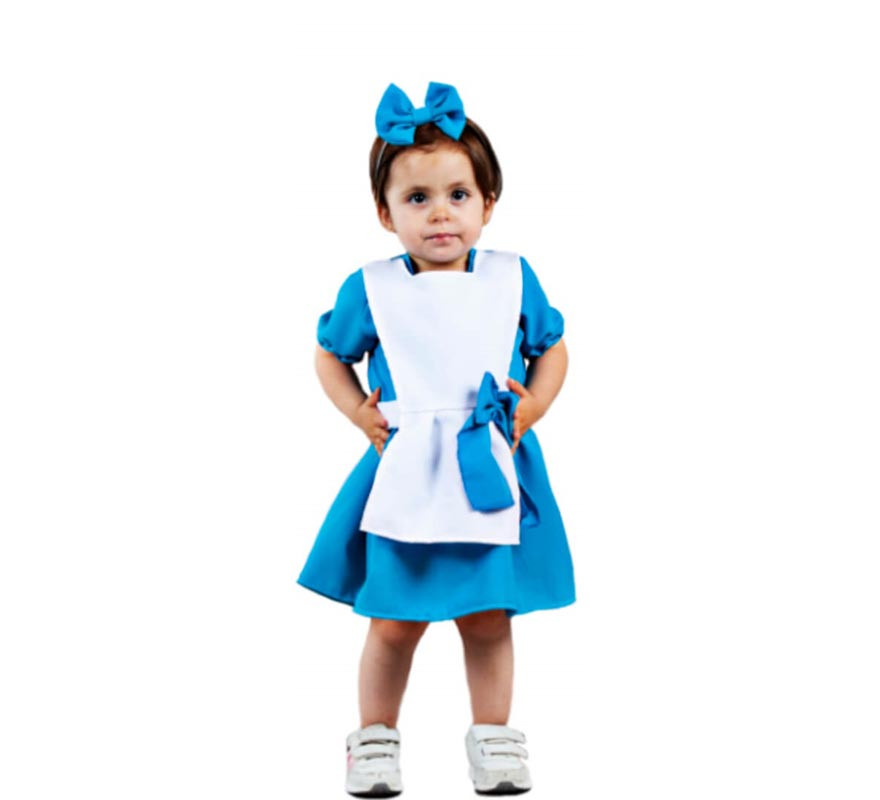 Blue Mirror Girl Fairytale Costume for Baby and Girls