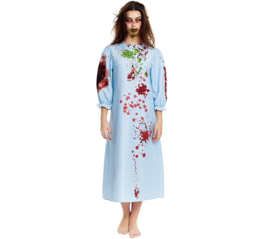 Demon Girl Costume in Blue Robe for Women