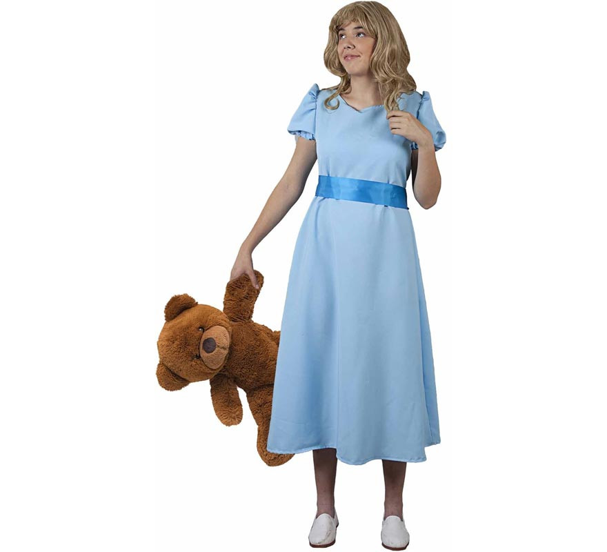 Blue Flying Girl Fairytale Costume for Women