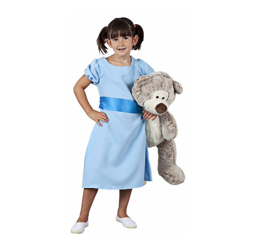 Blue Flying Girl costume for girls and teenagers