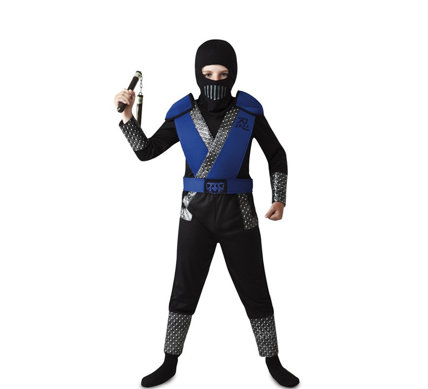 Disfraz de Ninja Azul para niño