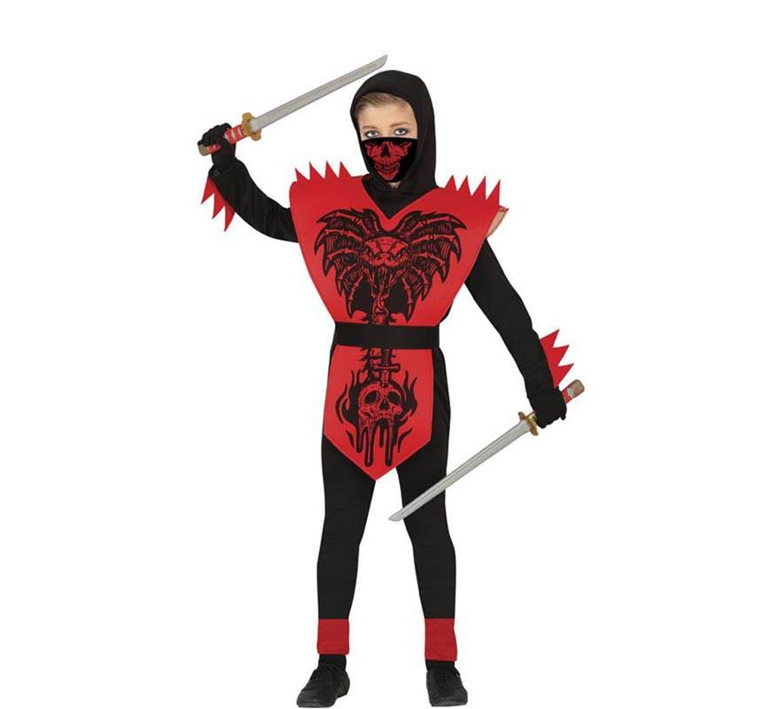 Costume Da Ninja Per Bambini, Tuta Cosplay Kai Lloyd Jay, Colori Rosso, Verde, Blu, Giallo - Con Maschera