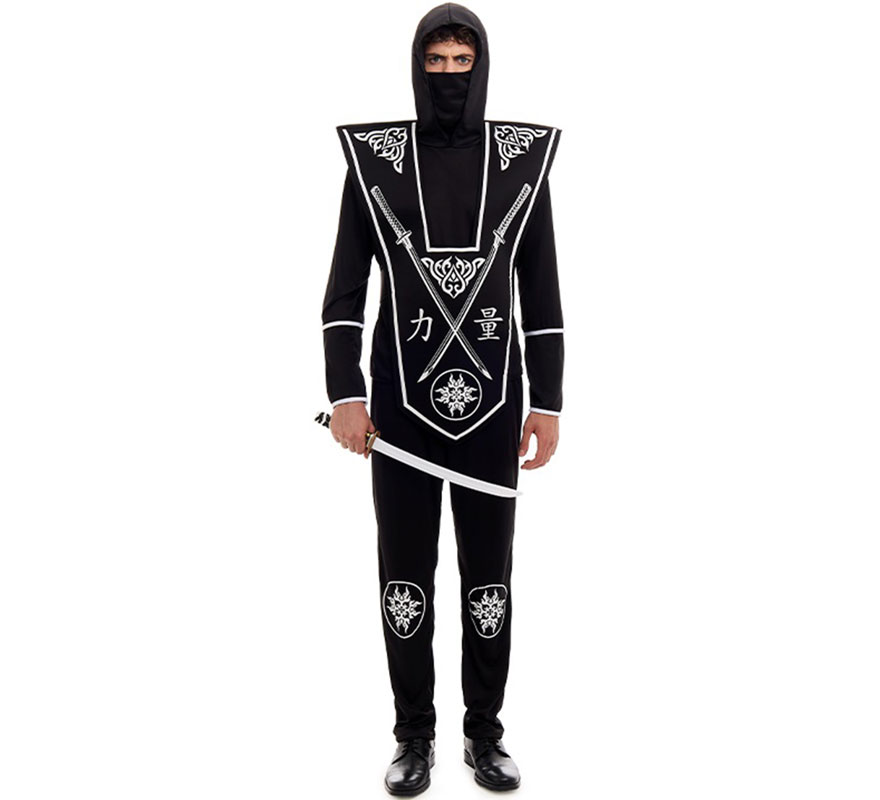 Costume da Ninja Nero per uomo