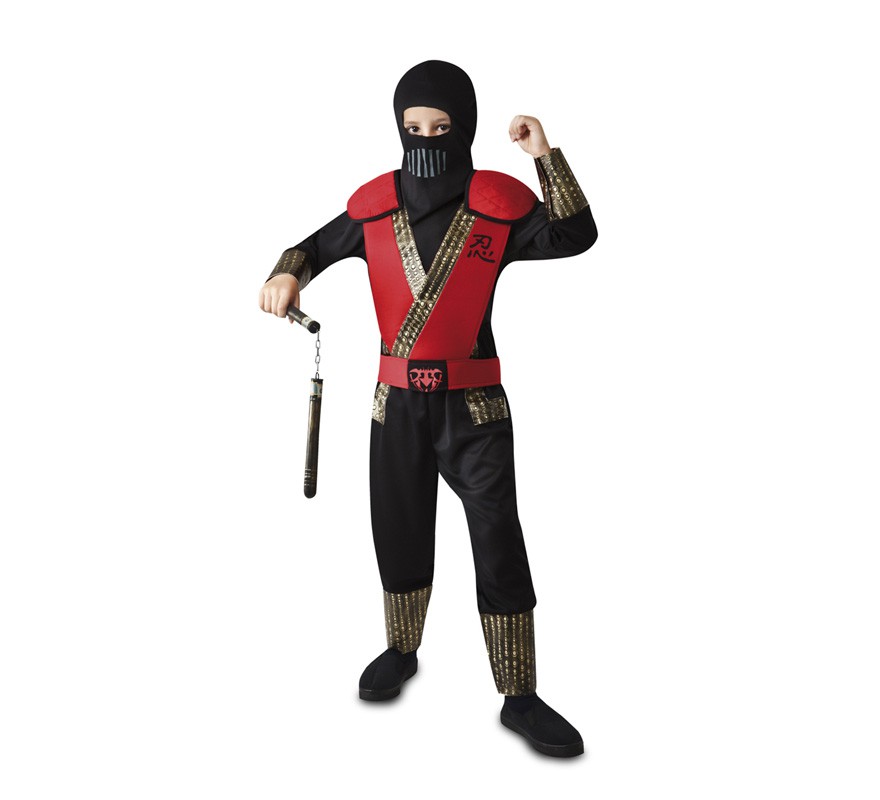 Disfraz de Ninja Rojo para niño