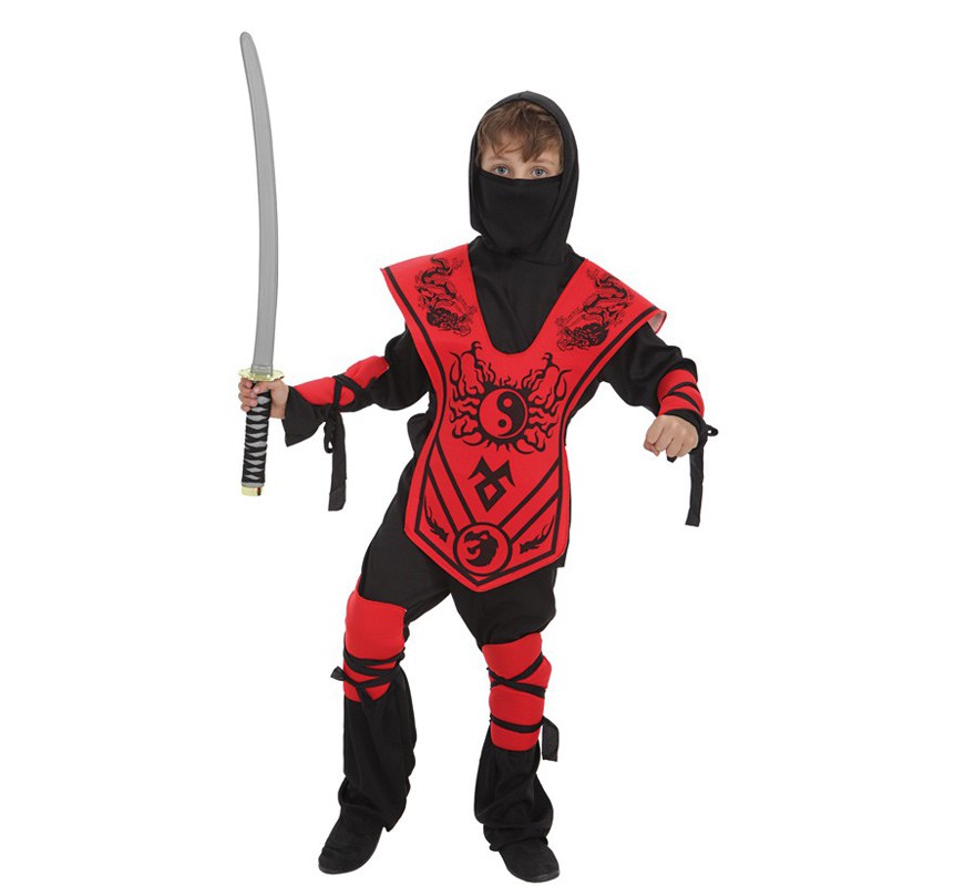 Disfraz de Ninja Yin Yan para niño
