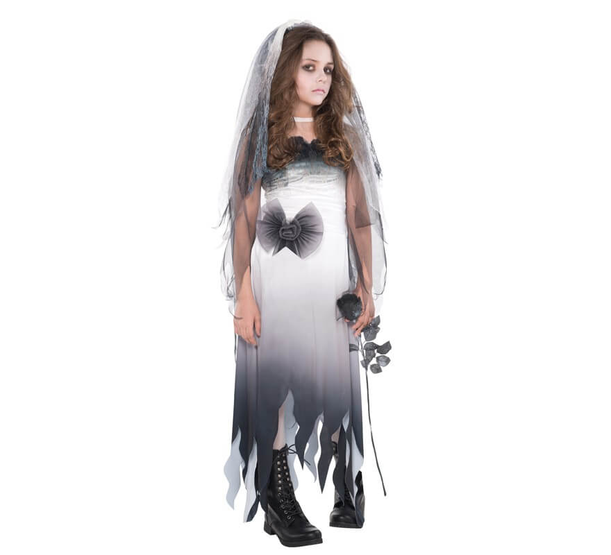 Disfraz de Novia cadáver para adolescentes para Halloween