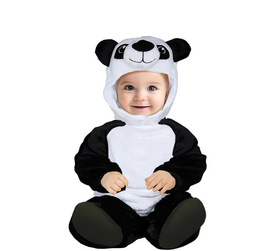 Costume de bébé panda avec capuche