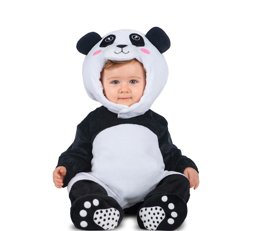 Panda Bear Costume with Hat and Tail for Baby and Children