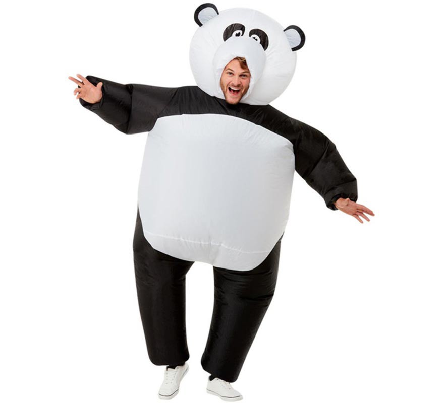 Dar Rizo dueña Disfraz de Oso Panda Gigante Hinchable para adulto