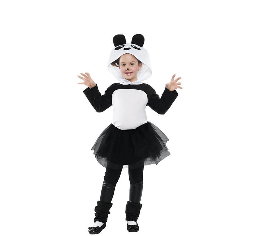 Disfraz de Oso Panda Tutú para niña